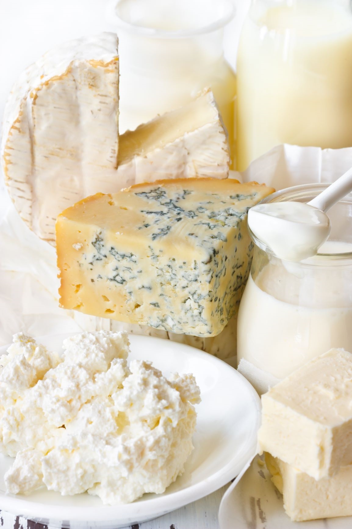 photo of cheese and other dairy products
