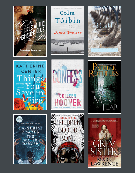 Collage of 9 book jackets