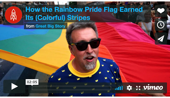 How the rainbow pride flag earned its colorful stripes (video)