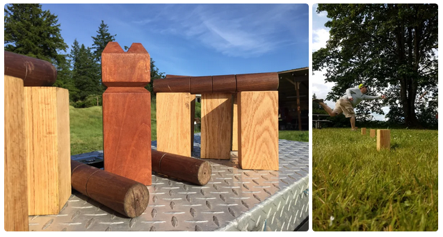 Hardwood Kubb Instructable