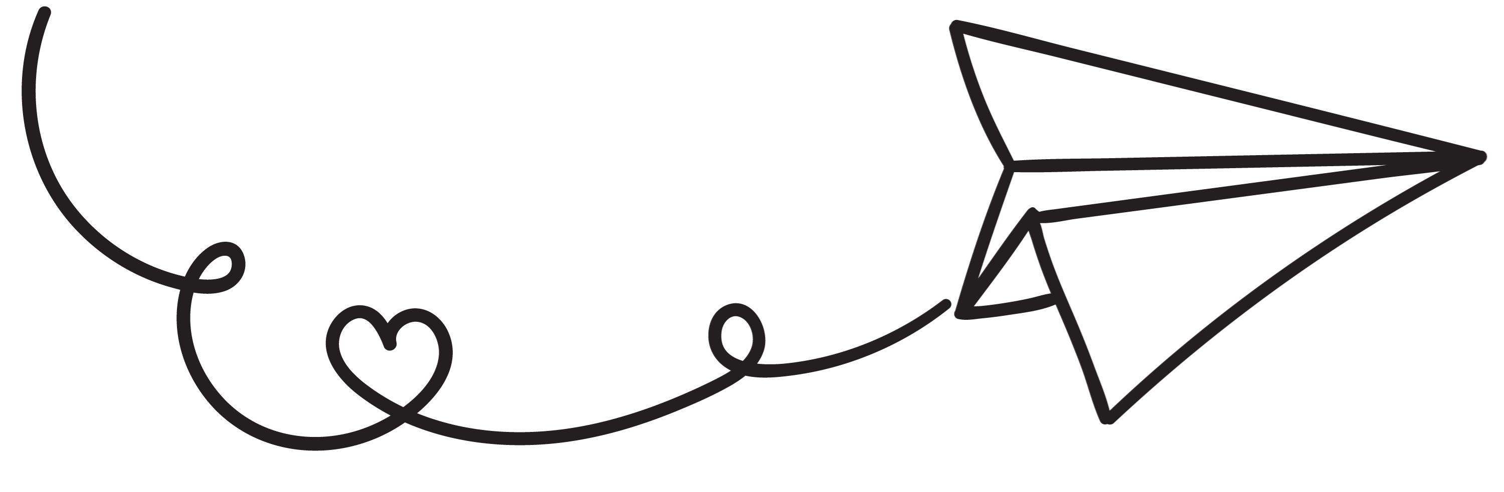 Icons - Paper Airplane - Black
