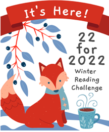 Winter Reading Challenge logo of winter fox