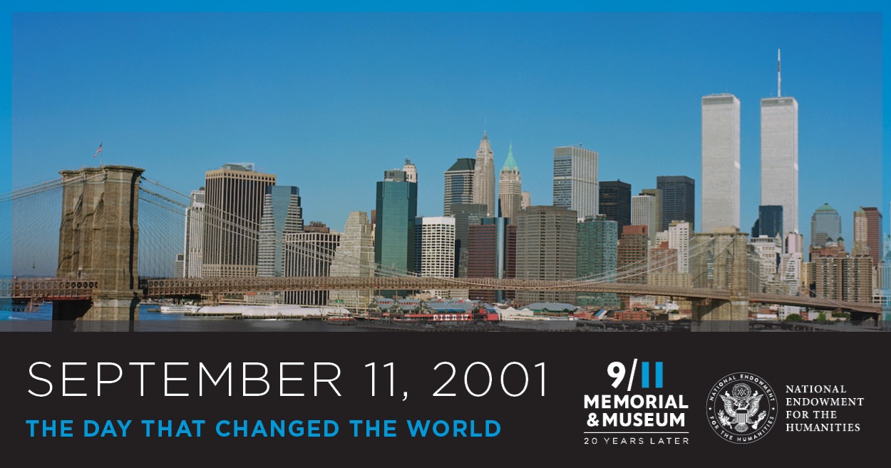 September 11 20th anniversary commemoration poster exhibition logo