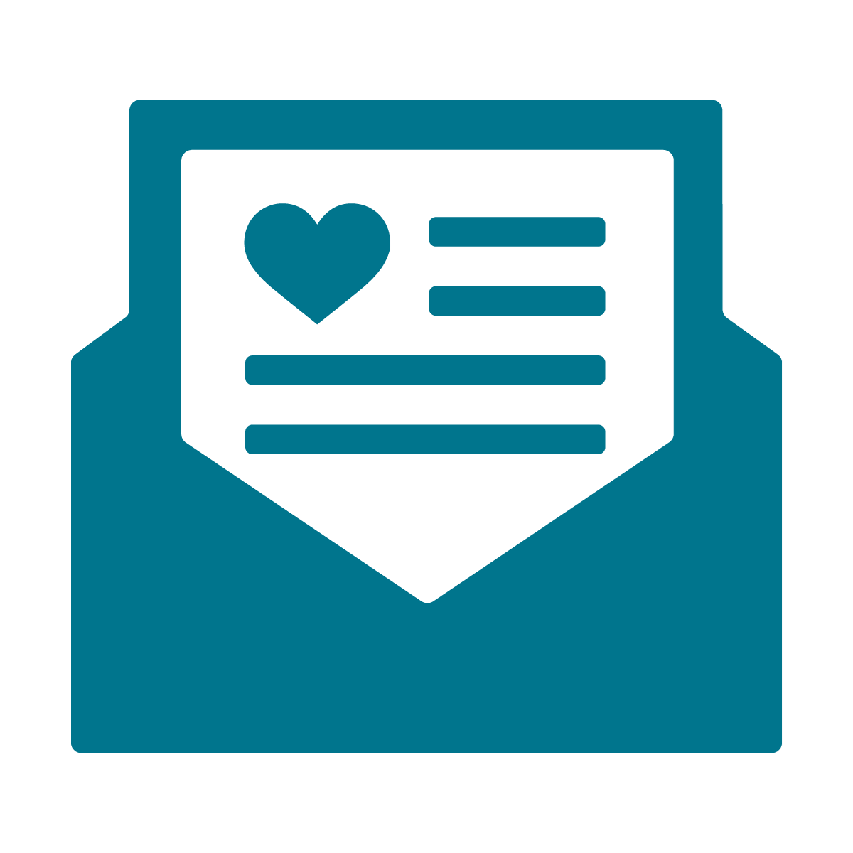 Mail with Heart Icon