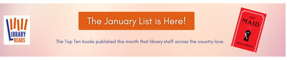 LibraryReads banner with text "The January Picks are Here"