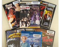 Picture of 6 classic horror DVDs