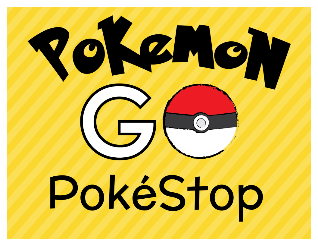 PokeStop Sign