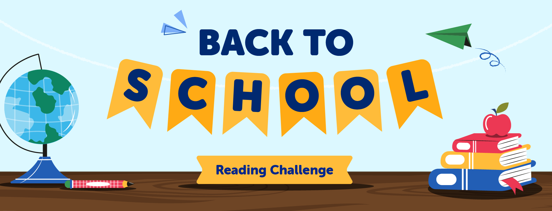 Back to School Reading Challenge banner