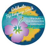 Fiji Language Week logo. 