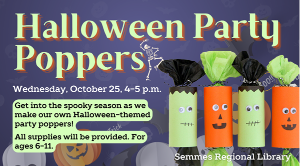 Halloween Party Poppers