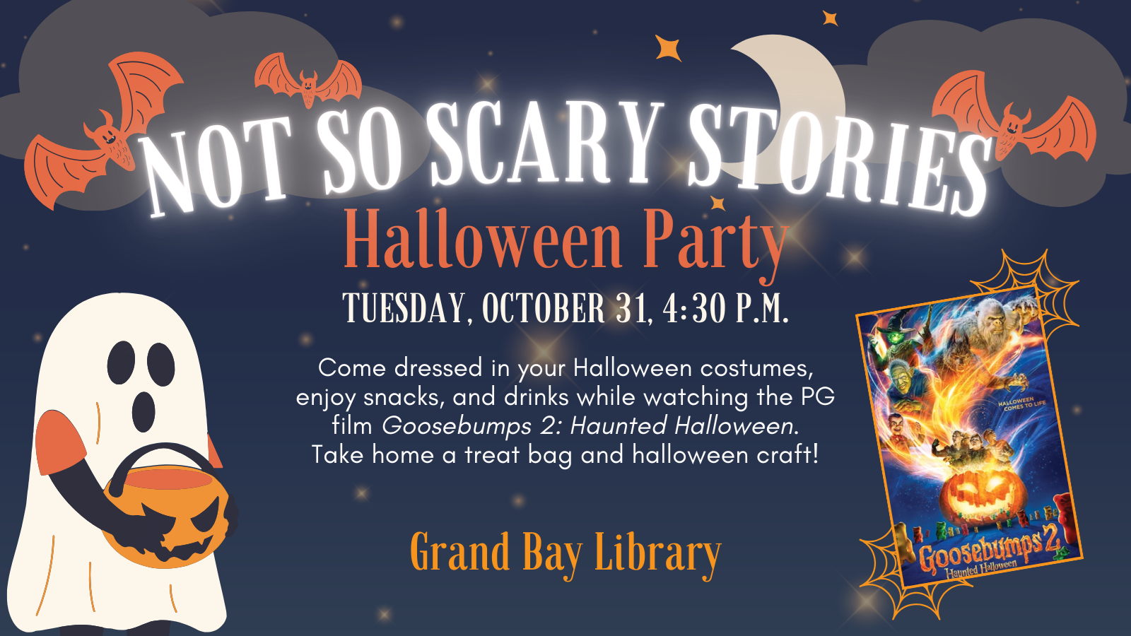 Not So Scary Stories Halloween Party