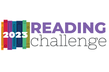 Reading challenge logo.