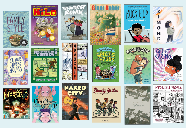 Pics of book covers of Comic-Con guest authors/artists Pics of book covers of Comic-Con guest authors/artists