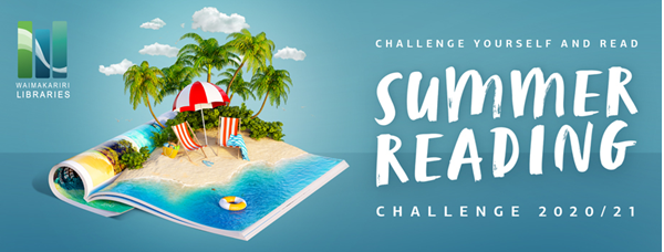 Read books or listen to audiobooks, complete activities and work your way though our fun reading challenges." Click on the image to go to the Reading Challenge website