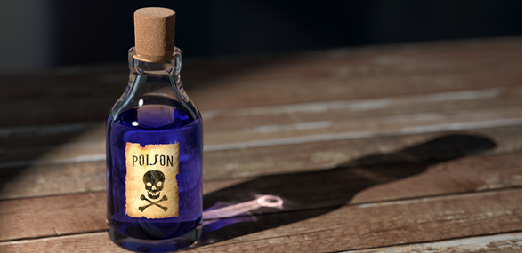 bottle of poison