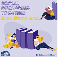 graphic for Book happy hour, Dallas Public Library