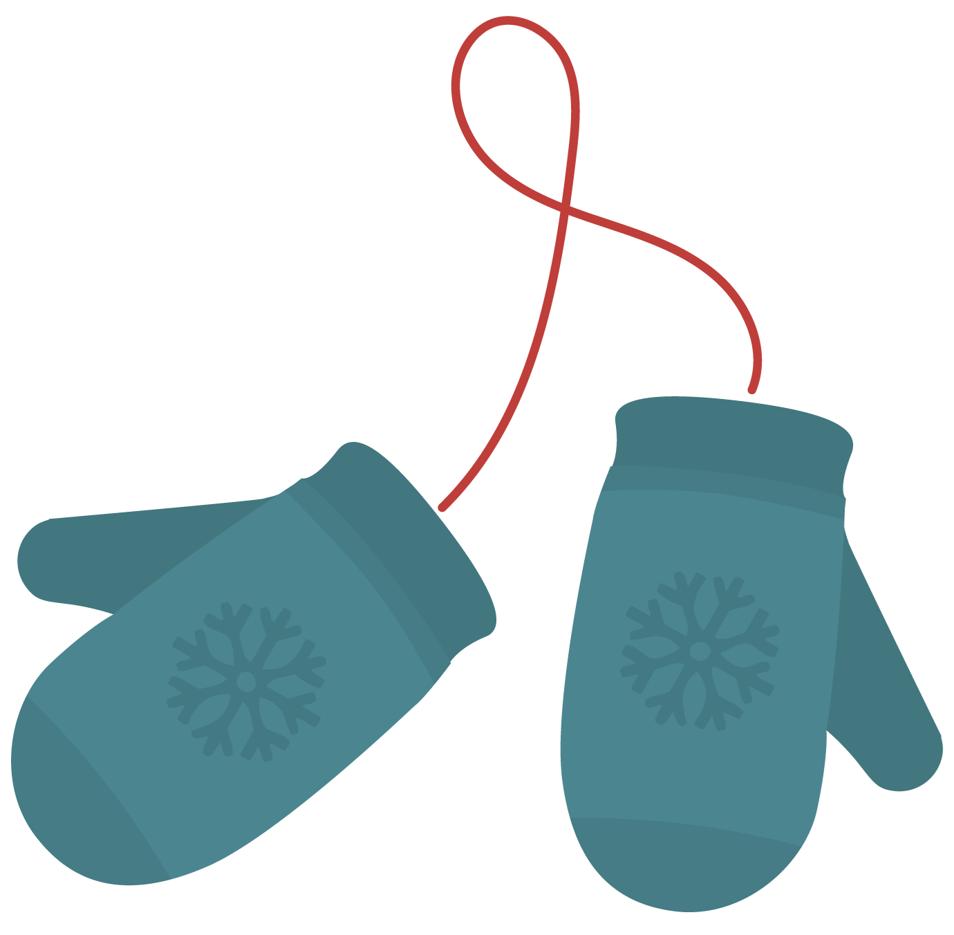Icons - Mittens - Blue