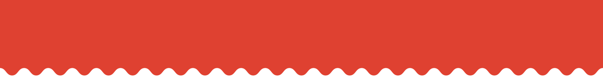 Backgrounds - Wavy Scalloped Borders - Red