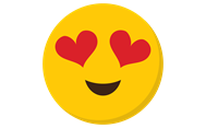 Heart-eyes emoji