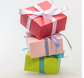 image of a stack of gifts