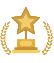 Image of a star-shaped trophy
