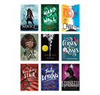 Image of book covers from the library's Teen romance book list. 