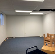 Image of an empty space in the library
