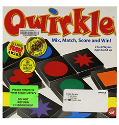 Photograph of the game Qwirkle