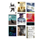 Image of book covers from the library's page to screen booklist
