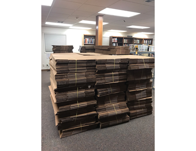 IMAGE OF A STACK OF BOXES