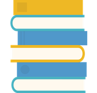graphic of a stack of books