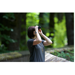 image of a person birdwatching