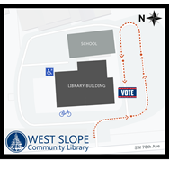 Map of our ballot box location