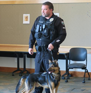 Tualatin police officer and K9 unit