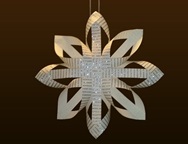 Paper star or snowflake.