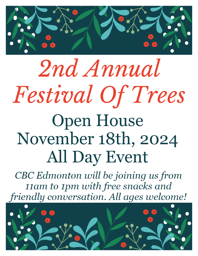 Festival of Trees Open House with CBC Edmonton.