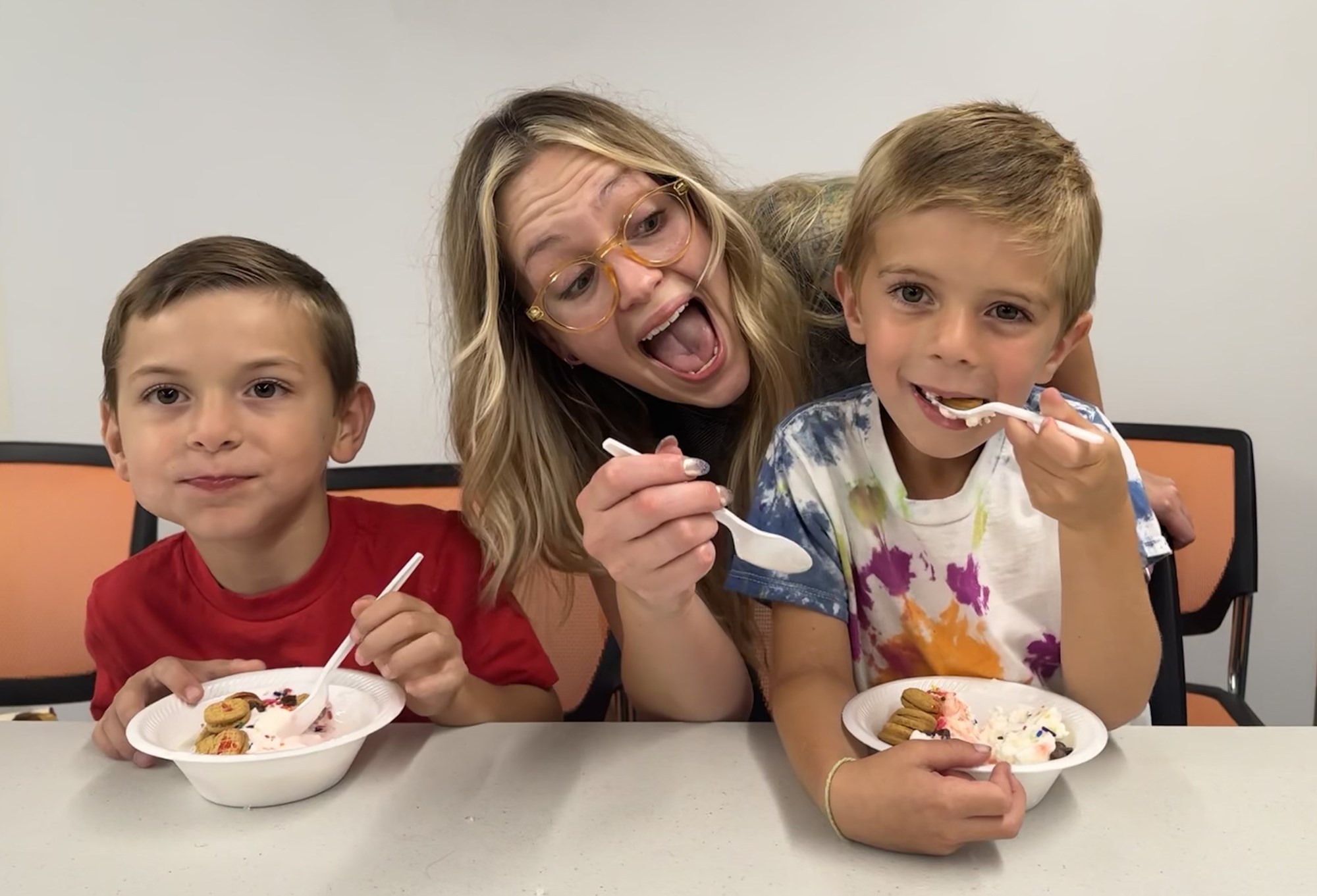 Photo of ice cream making class at Willowick Library 