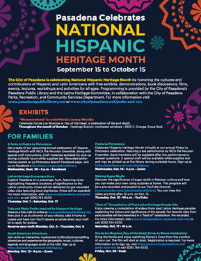 Pasadena Celebrates National Hispanic Heritage Month