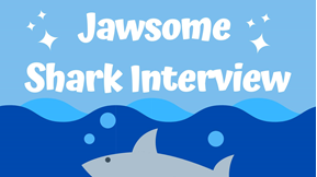 jawesome shark interviews with a shark under water