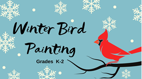 Winter Bird Painting