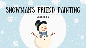 Snowman's Friend Painting