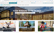 The library's homepage