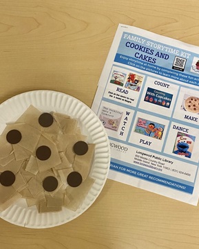 Photo of Curbside Pickup Family Storytime Kit Cookies and Cake