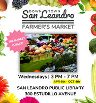 Downtown San Leandro Farmer's Market Promo