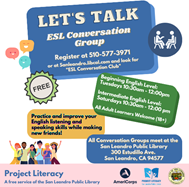 Let's Talk ESL Conversation Club promotional image
