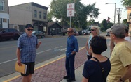 Picture of patrons on a McFarland walking tour