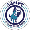 janet and the blue dogs logo