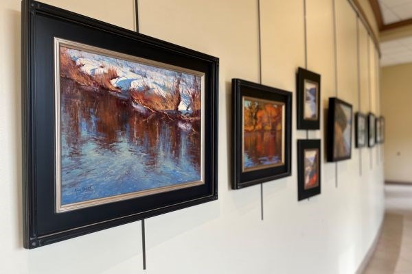 Photo of artwork in gallery
