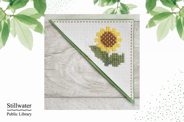 Sunflower Cross-Stitch Bookmark