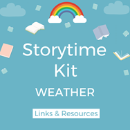 graphic of weather storytime kit